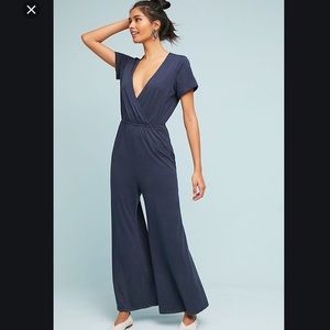 Anthro Saturday Sunday Navy jumpsuit